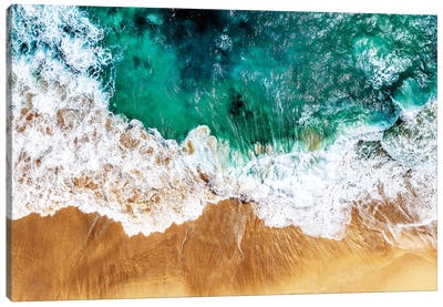 Aerial Summer - The Magic Of The Ocean Canvas Art Print - Aerial Beaches 
