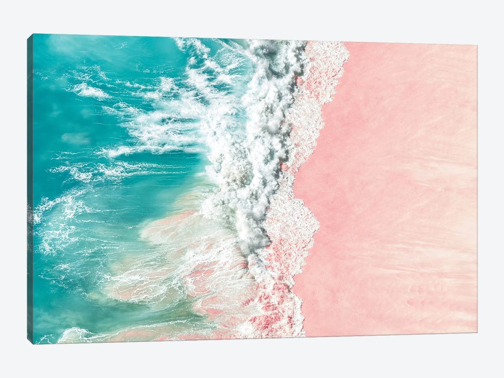 Aerial Summer - Bali Pink Beach by Philippe Hugonnard 1-piece Art Print
