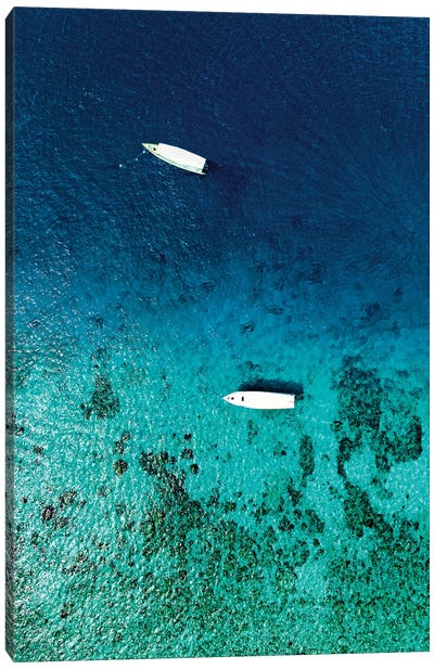 Aerial Summer - In Mid-Water Canvas Art Print - Aerial Summer