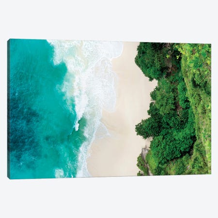 Aerial Summer - Tropical Cliff Canvas Print #PHD2661} by Philippe Hugonnard Canvas Art Print