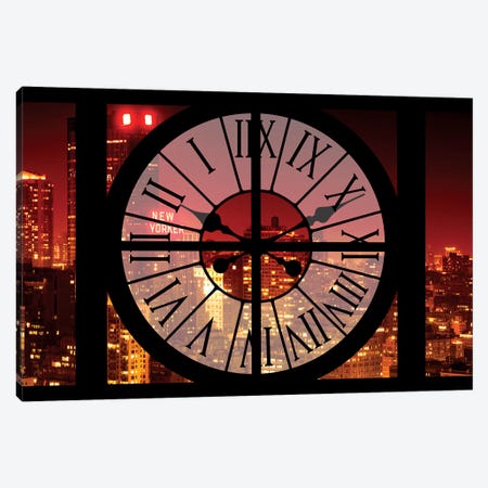 NYC Red Night Canvas Print #PHD267} by Philippe Hugonnard Canvas Print