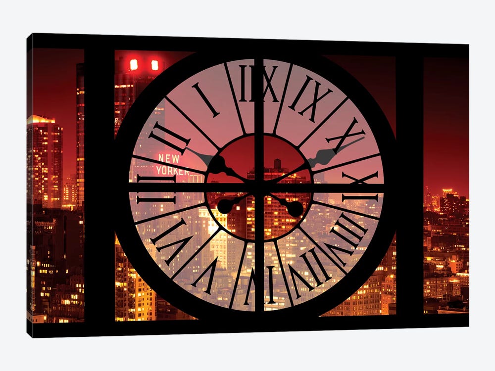 NYC Red Night by Philippe Hugonnard 1-piece Canvas Artwork