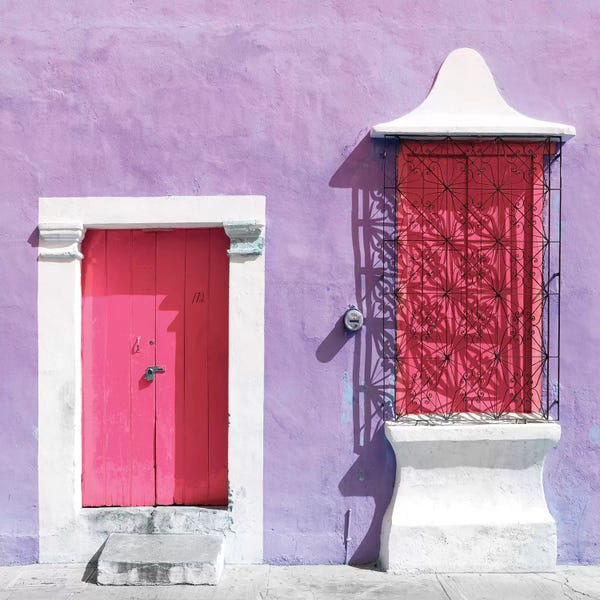 Color Pop Photography: "172 Street" Pink & Mauve by Philippe Hugonnard