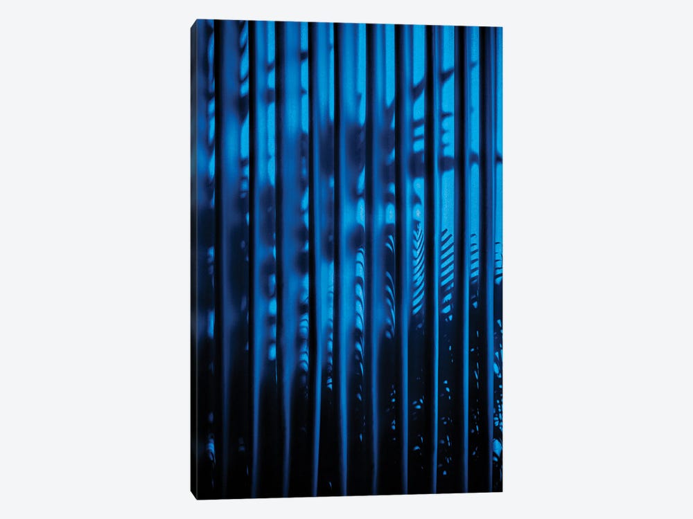 Blue Curtain Shadow by Philippe Hugonnard 1-piece Canvas Artwork