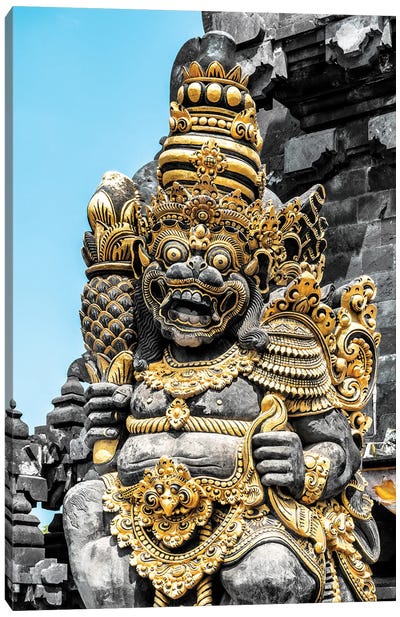 Indonesian God Statue Canvas Art Print
