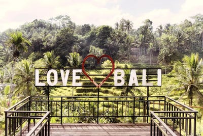 Love Bali by Philippe Hugonnard framed canvas print