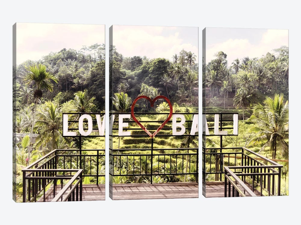 Love Bali by Philippe Hugonnard 3-piece Canvas Wall Art