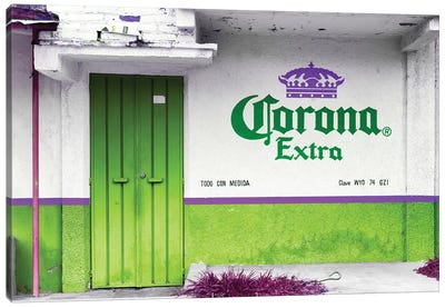 Extra Kelly Green Canvas Art Print - Viva Mexico!