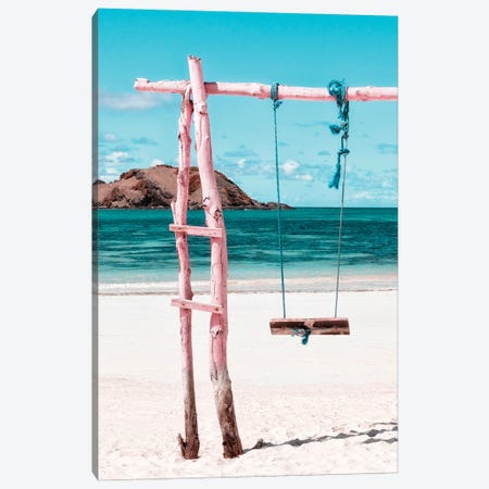 Pink Swing Left Canvas Print #PHD2813} by Philippe Hugonnard Canvas Artwork