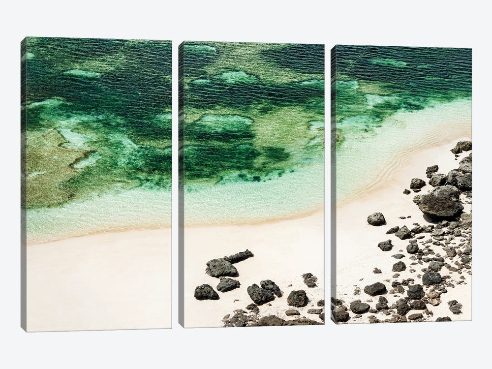Jade Beach by Philippe Hugonnard 3-piece Canvas Art Print