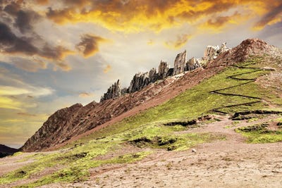 Stone Peaks by Philippe Hugonnard metal wall art