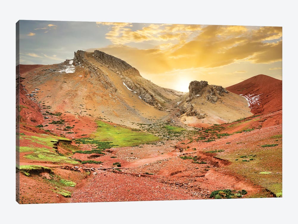 Red Valley by Philippe Hugonnard 1-piece Art Print