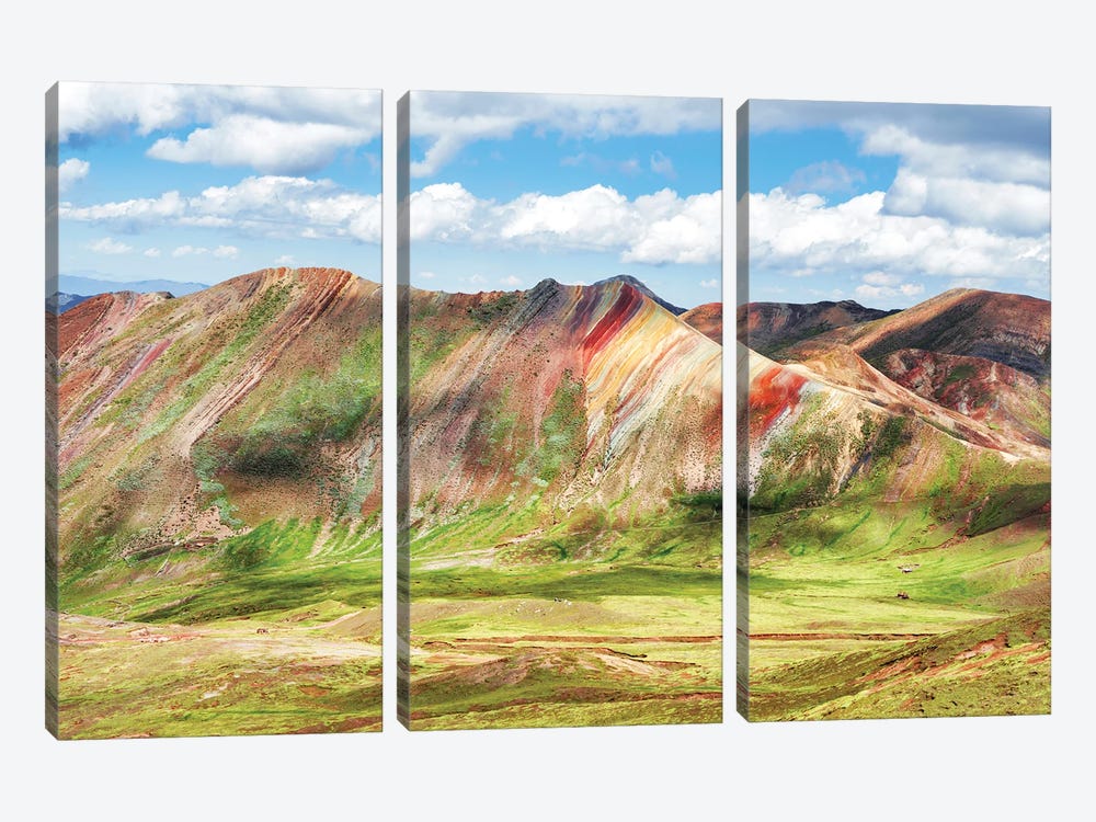 Palcoyo Rainbow Valley by Philippe Hugonnard 3-piece Canvas Artwork