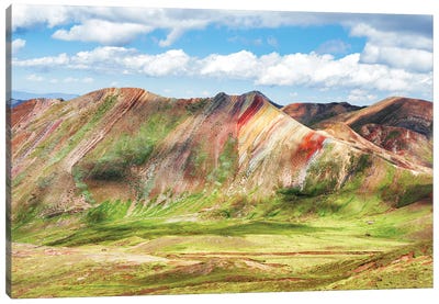 Palcoyo Rainbow Valley Canvas Art Print - Peru Art