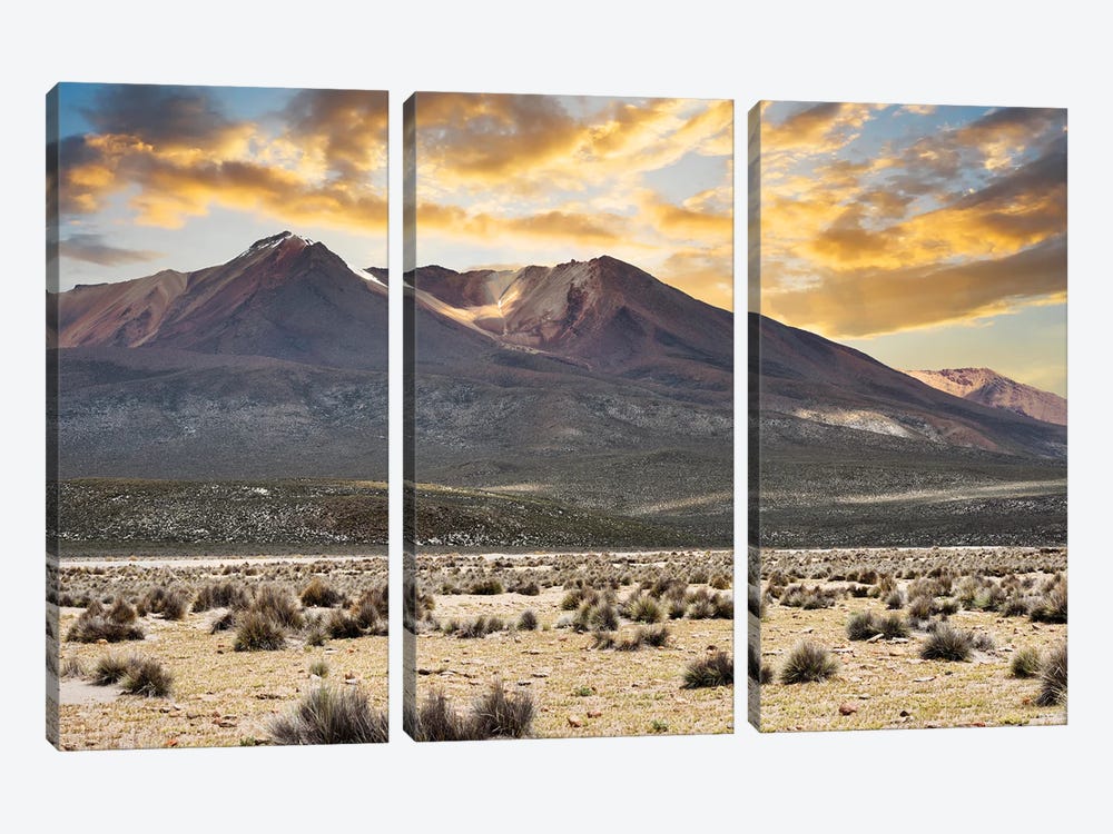 Peruvian Andes by Philippe Hugonnard 3-piece Canvas Print