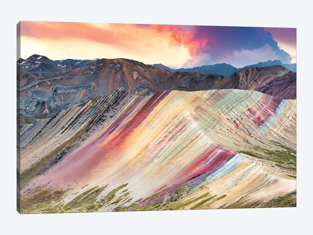 Sunset Palcoyo Mountain by Philippe Hugonnard 1-piece Canvas Art Print