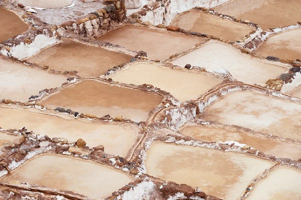 Monochromatic Photography: Salineras De Maras by Philippe Hugonnard