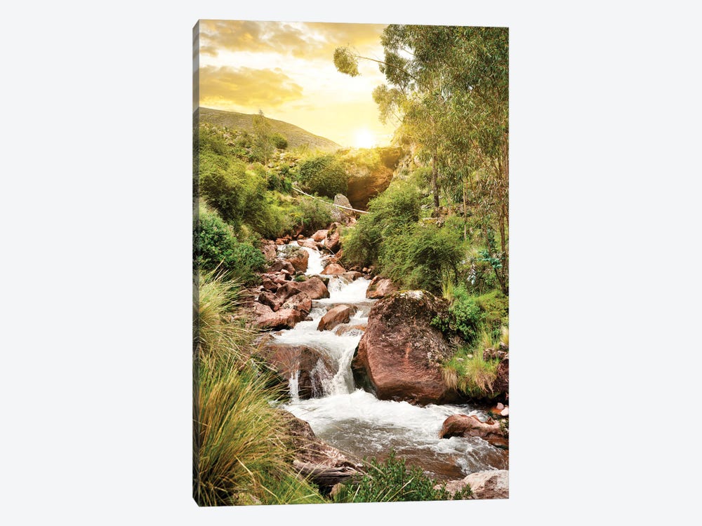 Sunset River by Philippe Hugonnard 1-piece Canvas Print