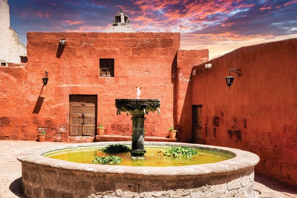 South American Culture: Santa Catalina At Sunset by Philippe Hugonnard