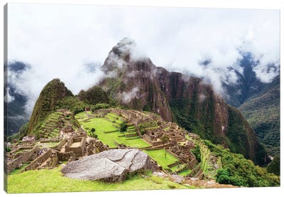 Machu Picchun The Lost City Of The Incas Canvas Art Print - The Seven Wonders of the World