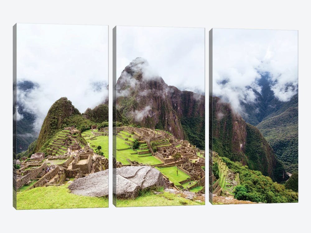 Machu Picchun The Lost City Of The Incas by Philippe Hugonnard 3-piece Canvas Artwork
