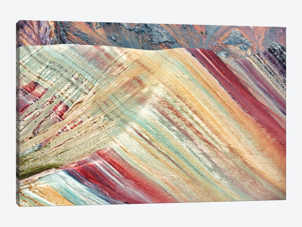 Rainbow Mountain by Philippe Hugonnard 1-piece Canvas Artwork