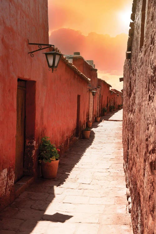 Santa Catalina Street At Sunset