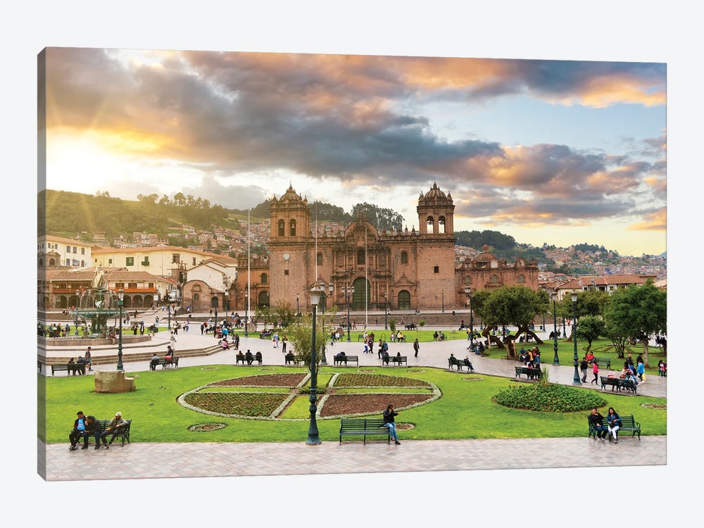 Cusco At Sunset by Philippe Hugonnard 1-piece Canvas Print