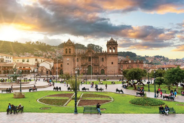 Peru: Cusco At Sunset by Philippe Hugonnard