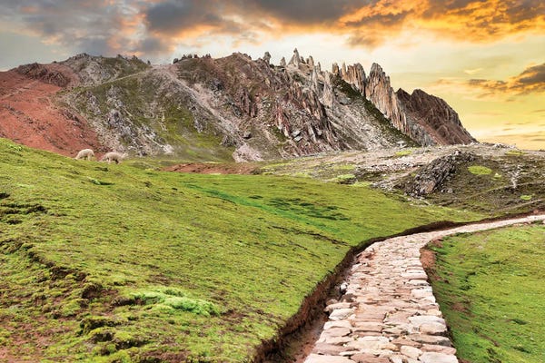 Peru: Stone Path by Philippe Hugonnard