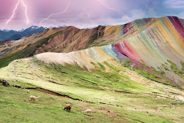 Peru: Palcoyo Thunderstorm by Philippe Hugonnard