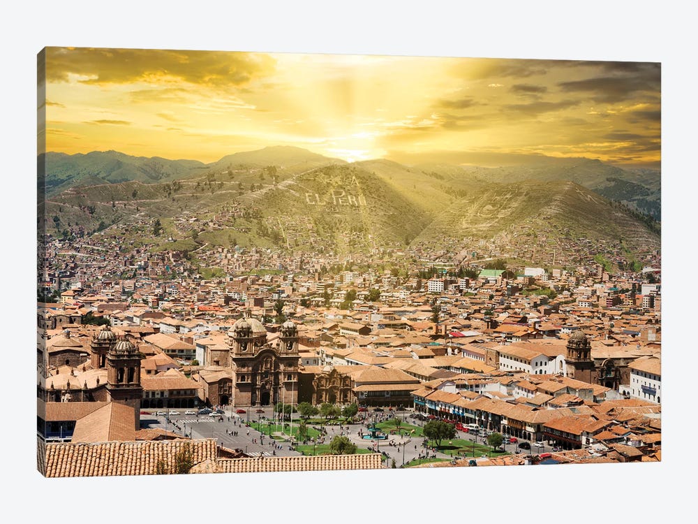 Cusco Viva El Peru by Philippe Hugonnard 1-piece Canvas Print