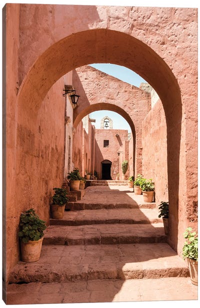 Architectural Terracotta Canvas Art Print - Country Scenic Photography