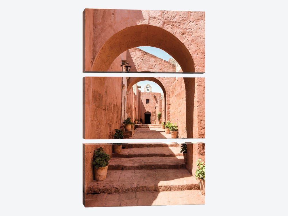 Architectural Terracotta by Philippe Hugonnard 3-piece Canvas Wall Art