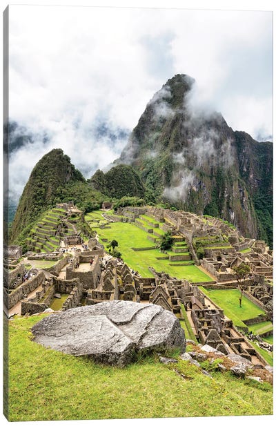 Mysterious Machu Picchu Canvas Art Print