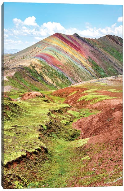 Mountain Of Seven Colors Canvas Art Print