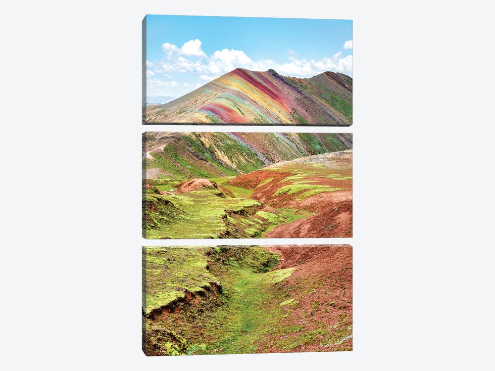 Mountain Of Seven Colors by Philippe Hugonnard 3-piece Canvas Art