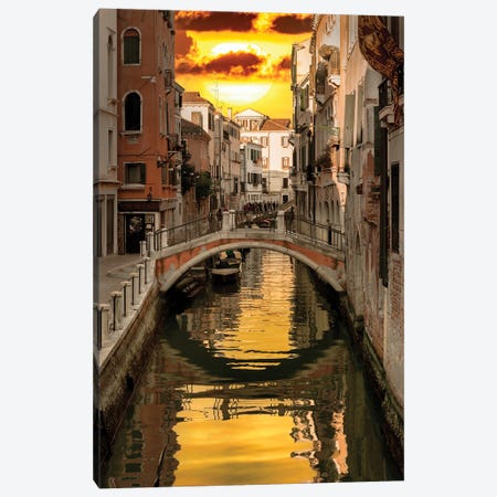 Venetian Sunlight - Golden Sun Canvas Print #PHD2939} by Philippe Hugonnard Canvas Print