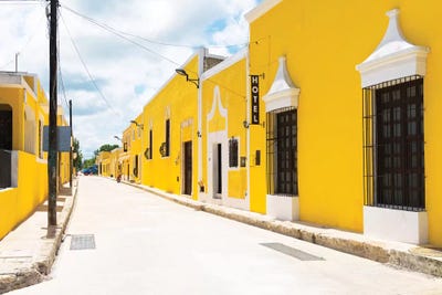 The Yellow City by Philippe Hugonnard canvas print