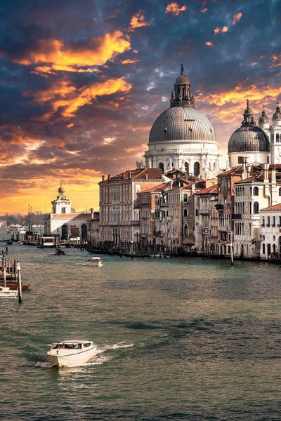 Venetian Sunlight - Basilica Santa Maria by Philippe Hugonnard canvas print