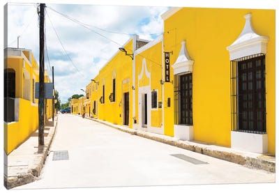 The Yellow City Canvas Art Print - Viva Mexico!