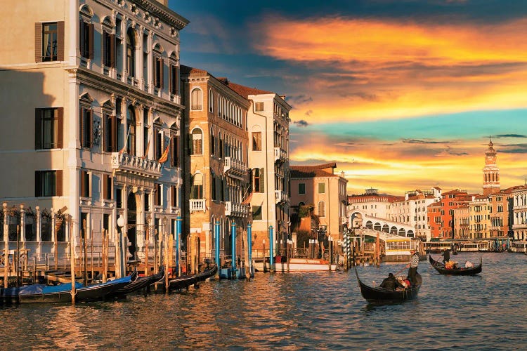 Venetian Sunlight - Last Rays by Philippe Hugonnard wall art