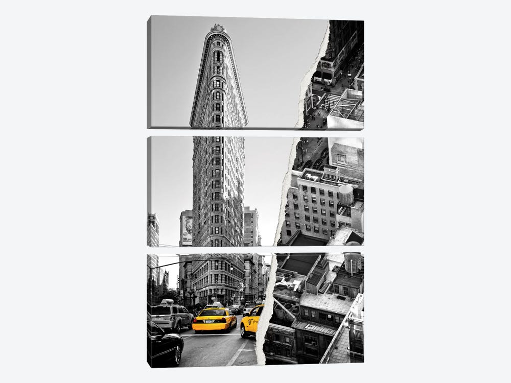 NYC Buildings by Philippe Hugonnard 3-piece Canvas Art Print
