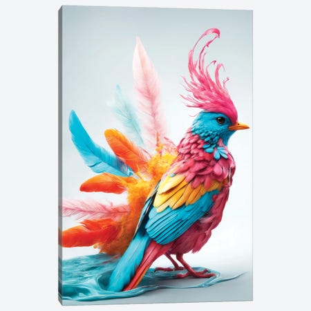 Xtravaganza Fashion Bird Canvas Print #PHD3047} by Philippe Hugonnard Canvas Art Print