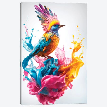 Xtravaganza Bird's Hairstyle Canvas Print #PHD3049} by Philippe Hugonnard Canvas Wall Art