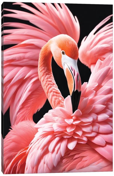 Xtravaganza Pretty Flamingo Canvas Art Print