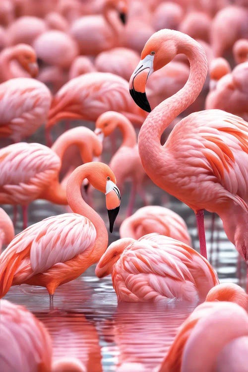 Xtravaganza The Flamingos by Philippe Hugonnard wall art