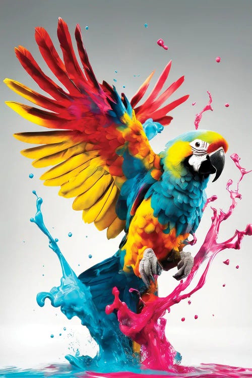 Xtravaganza Beautiful Macaw by Philippe Hugonnard wall art