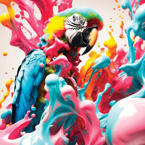 Macaws: Xtravaganza Macaw Parrot by Philippe Hugonnard