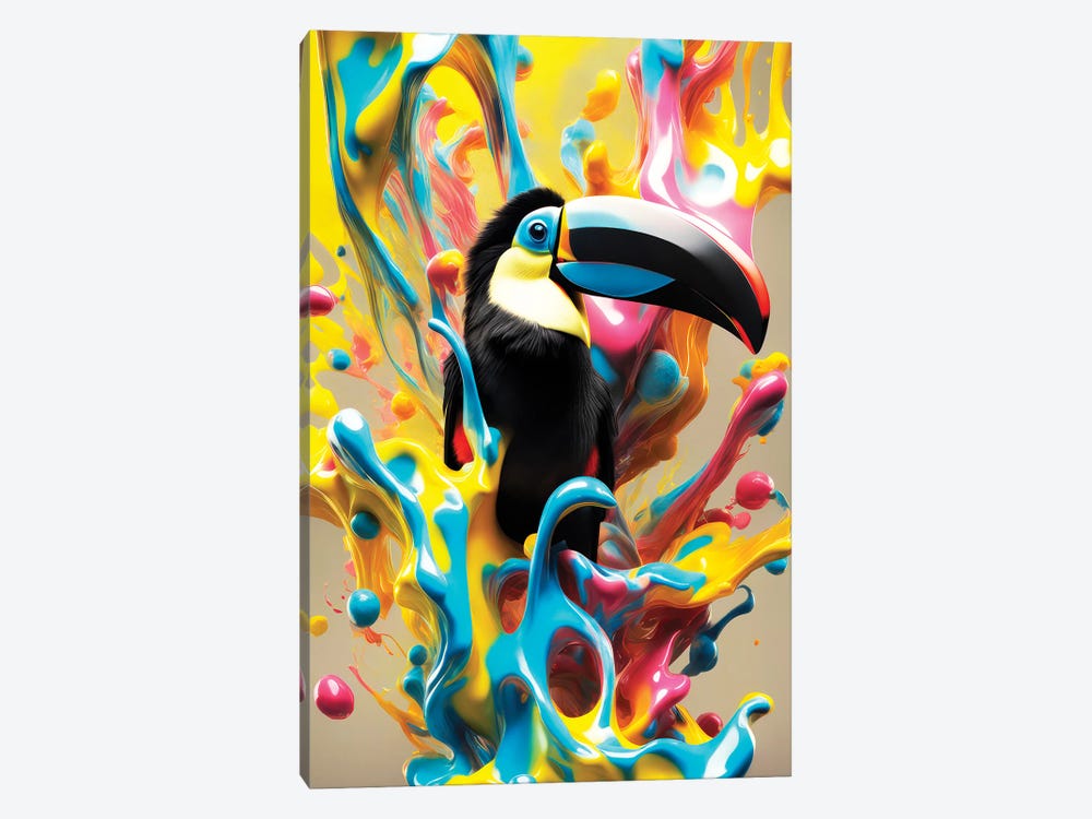 Xtravaganza Toucan by Philippe Hugonnard 1-piece Canvas Art